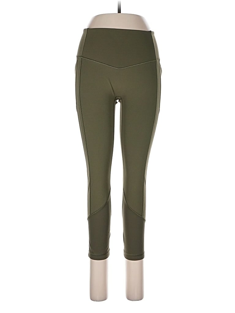 Pre-owned Lululemon Athletica Active Pants In Green