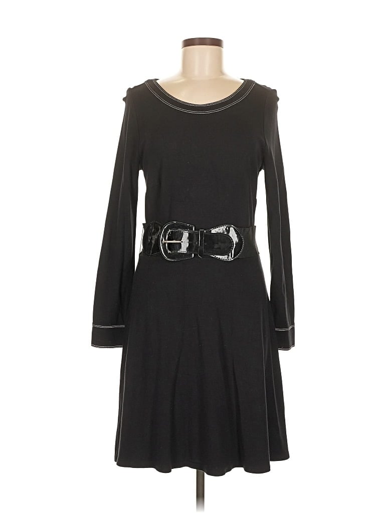 Pre-owned Ann Taylor Loft Casual Dress In Black