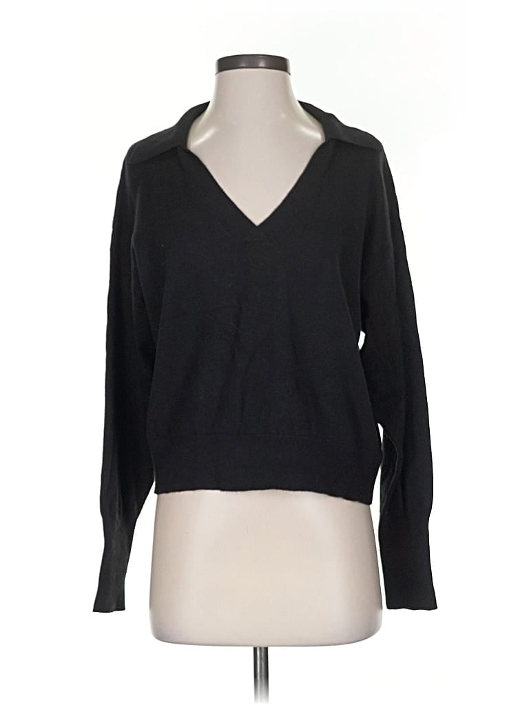 Pre-owned Express Pullover Sweater In Black