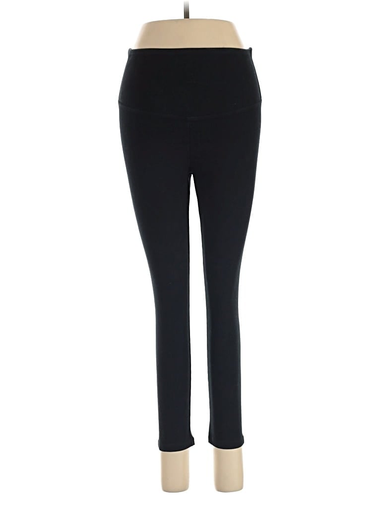 Pre-owned Yummie Active Pants In Black