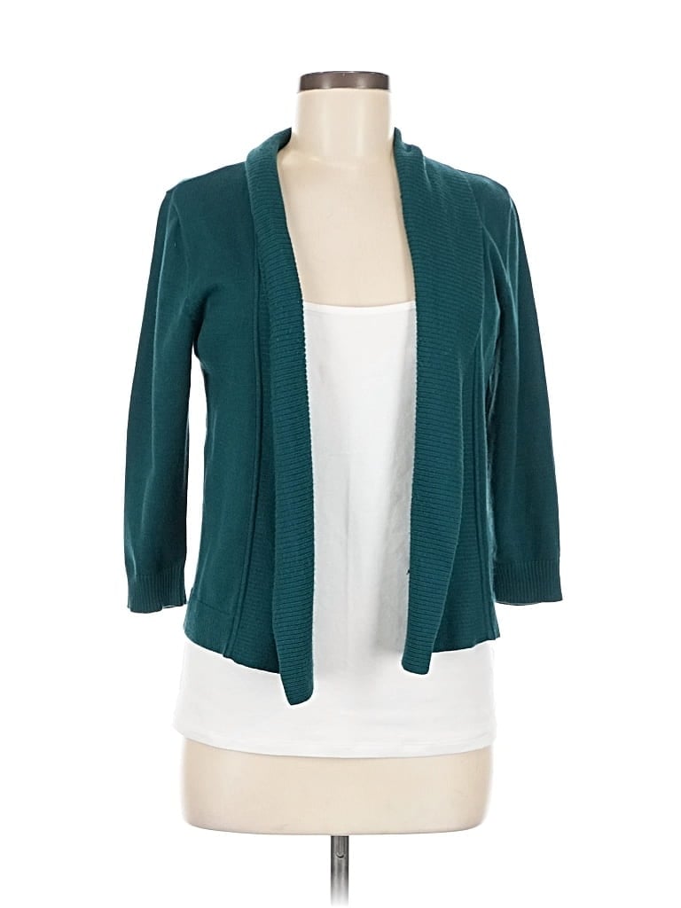 Pre-owned 89th & Madison Cardigan Sweater In Blue