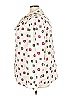 Koret 100% Polyester Print Ivory Long Sleeve Blouse Size 24 - photo 5