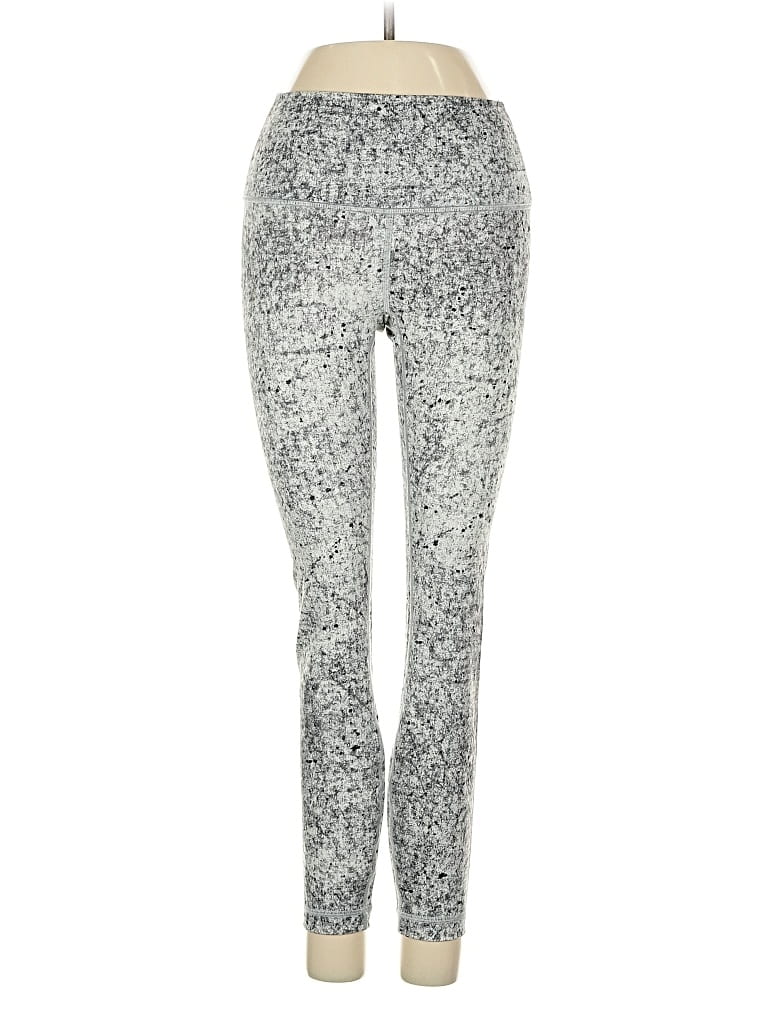 Pre-owned Lululemon Athletica Active Pants In Silver