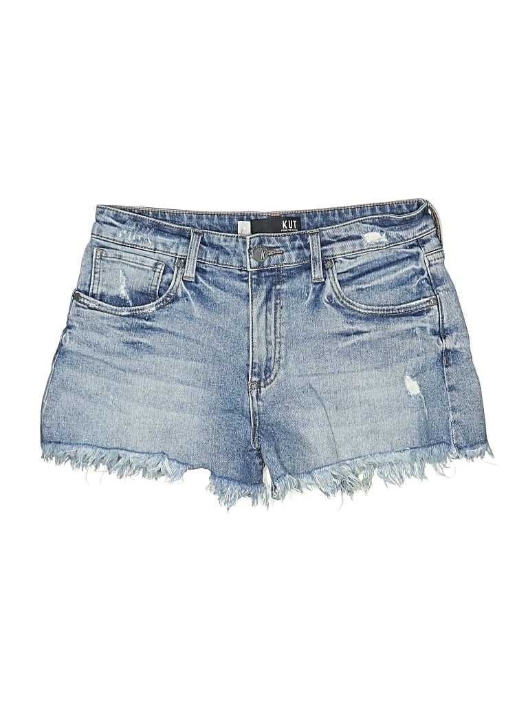 Pre-owned Kut From The Kloth Denim Shorts In Blue