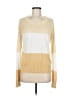 Club Monaco Color Block Yellow Pullover Sweater Size M - photo 1