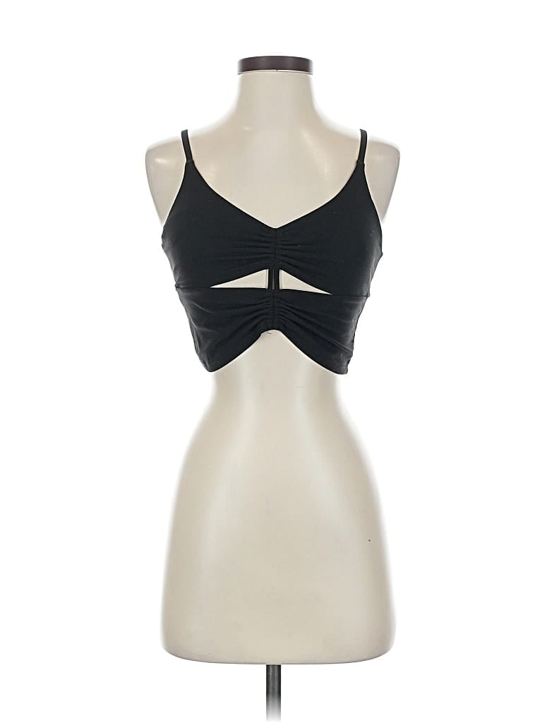 Pre-owned Athleta Sports Bra In Black