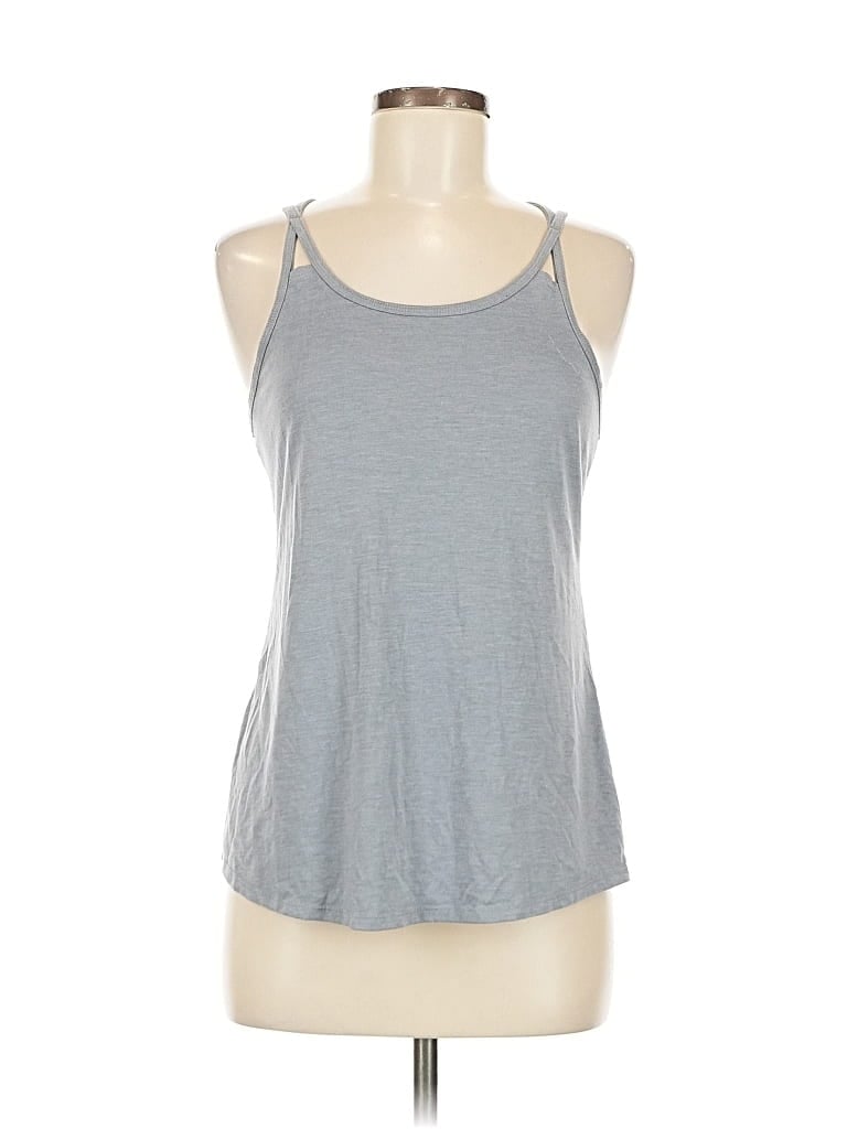 Pre-owned Active By Old Navy Tank Top Gray Halter Neckline Tops