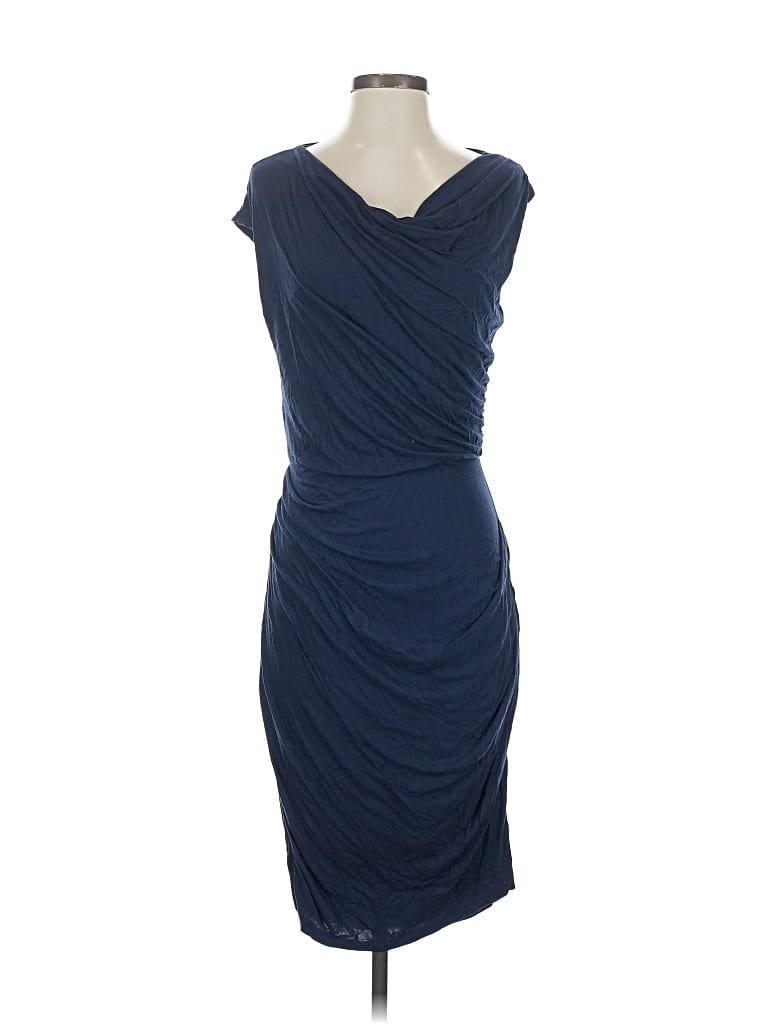 Pre-owned Bordeaux Cocktail Dress In Blue