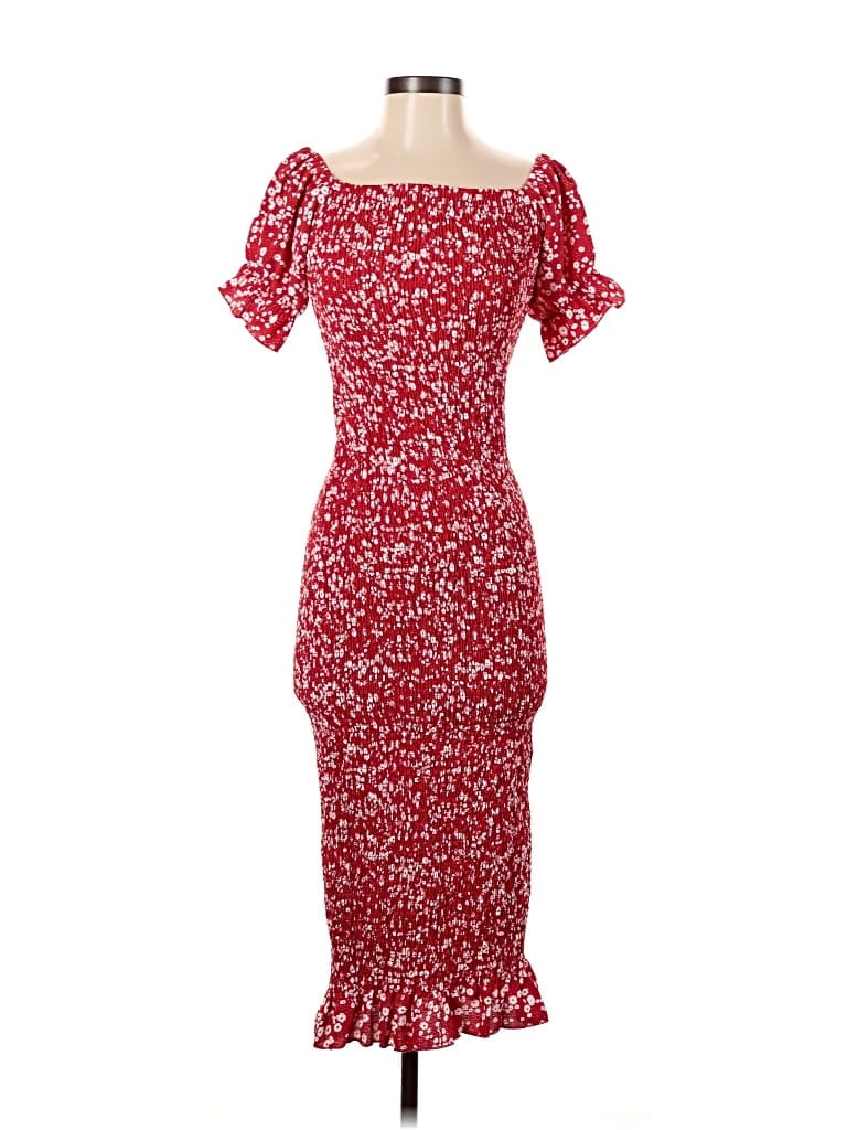 Pre-owned Shein Cocktail Dress In Red