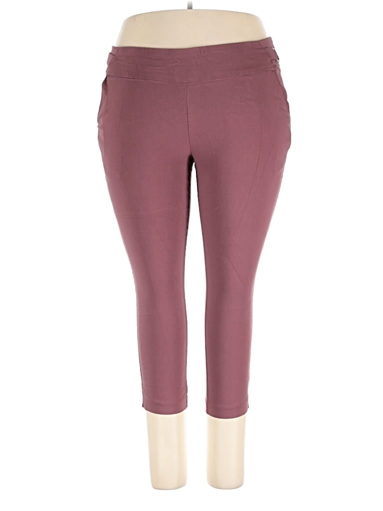 Pre-owned Maurices Active Pants In Burgundy