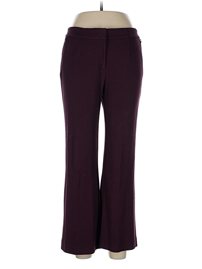 Pre-owned Worth New York Dress Pants In Burgundy