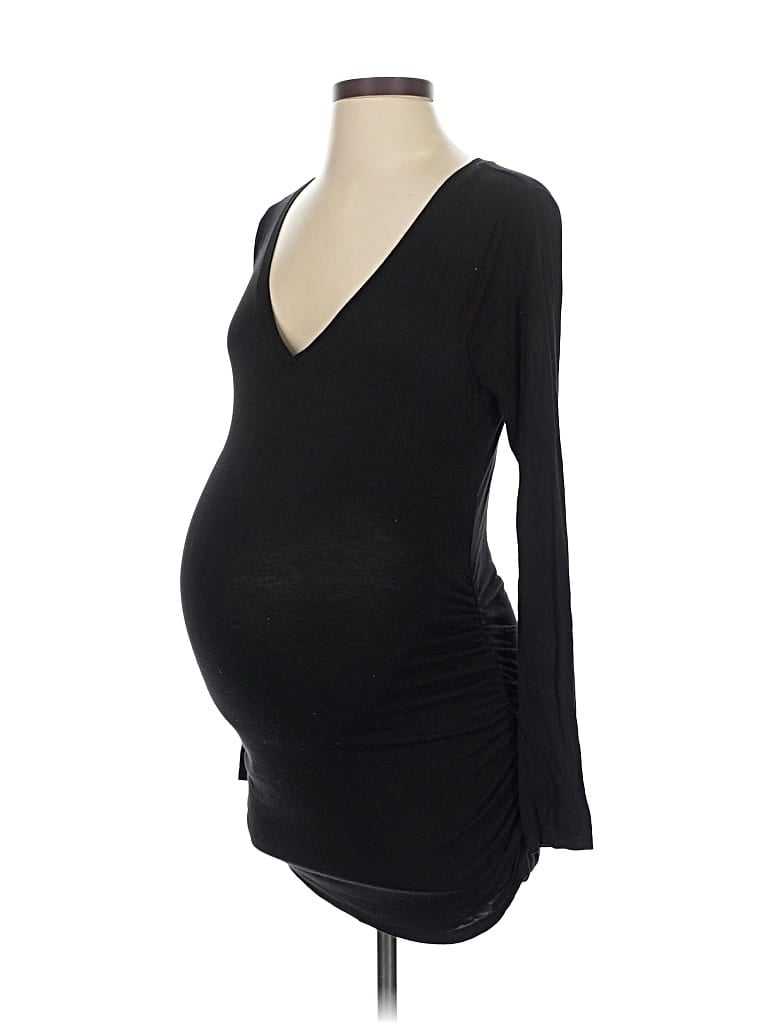 Pre-owned Motherhood Long Sleeve T-shirt In Black