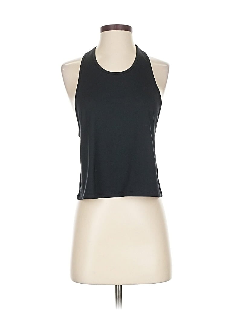 Click to view more detailed imagery on our partner's website Pre-owned Under Armour Tank Top Black Halter Neckline Tops