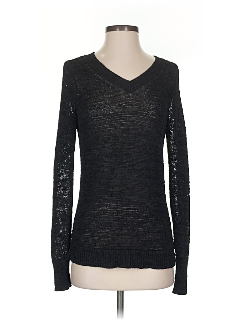Pre-owned Ann Taylor Pullover Sweater In Black