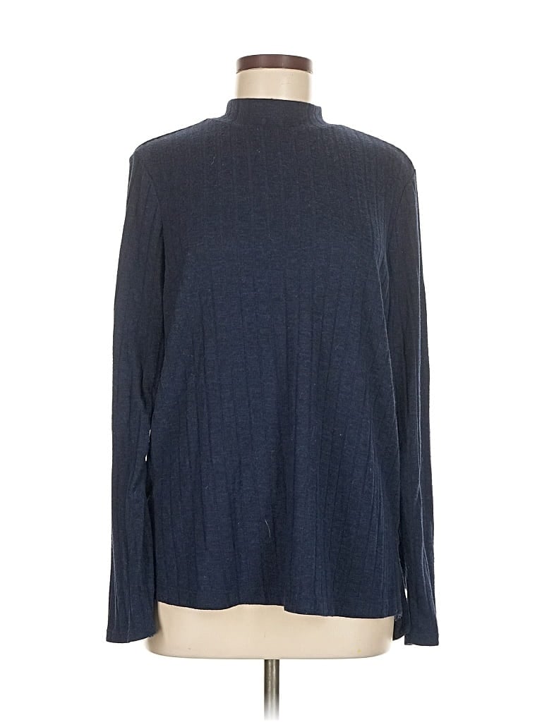 Click to view more detailed imagery on our partner's website Pre-owned Matty M Long Sleeve Turtleneck In Blue