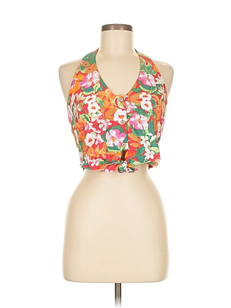 LILY ROSE Pre-owned Sleeveless Blouse In Orange