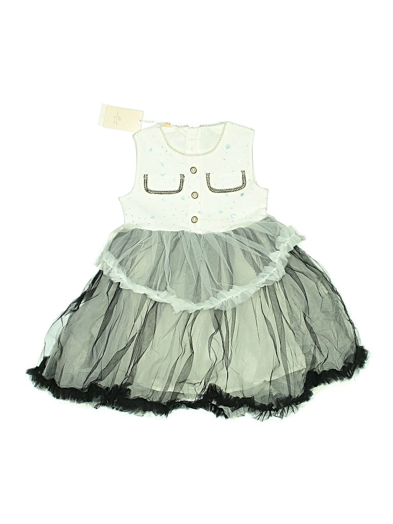 Pre-owned Assorted Brands Kids' Dress In Gray