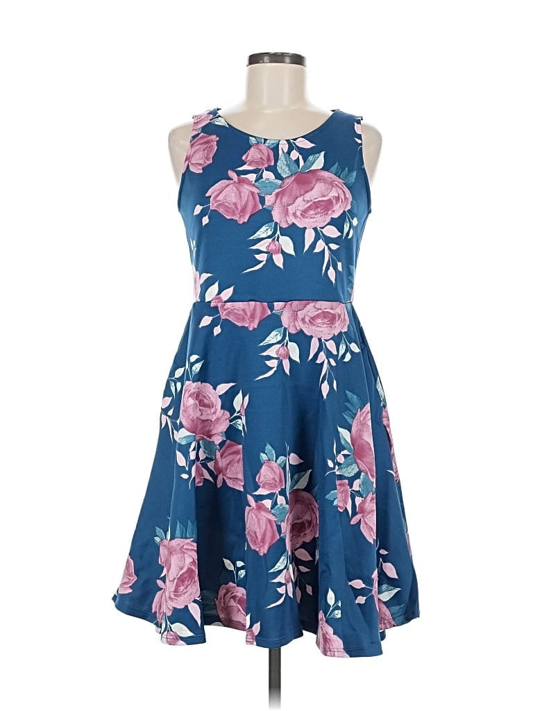 Click to view more detailed imagery on our partner's website Pre-owned Agnes & Dora Casual Dress In Blue