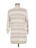 Saks Fifth Avenue Stripes Tan Pullover Sweater Size M - photo 2
