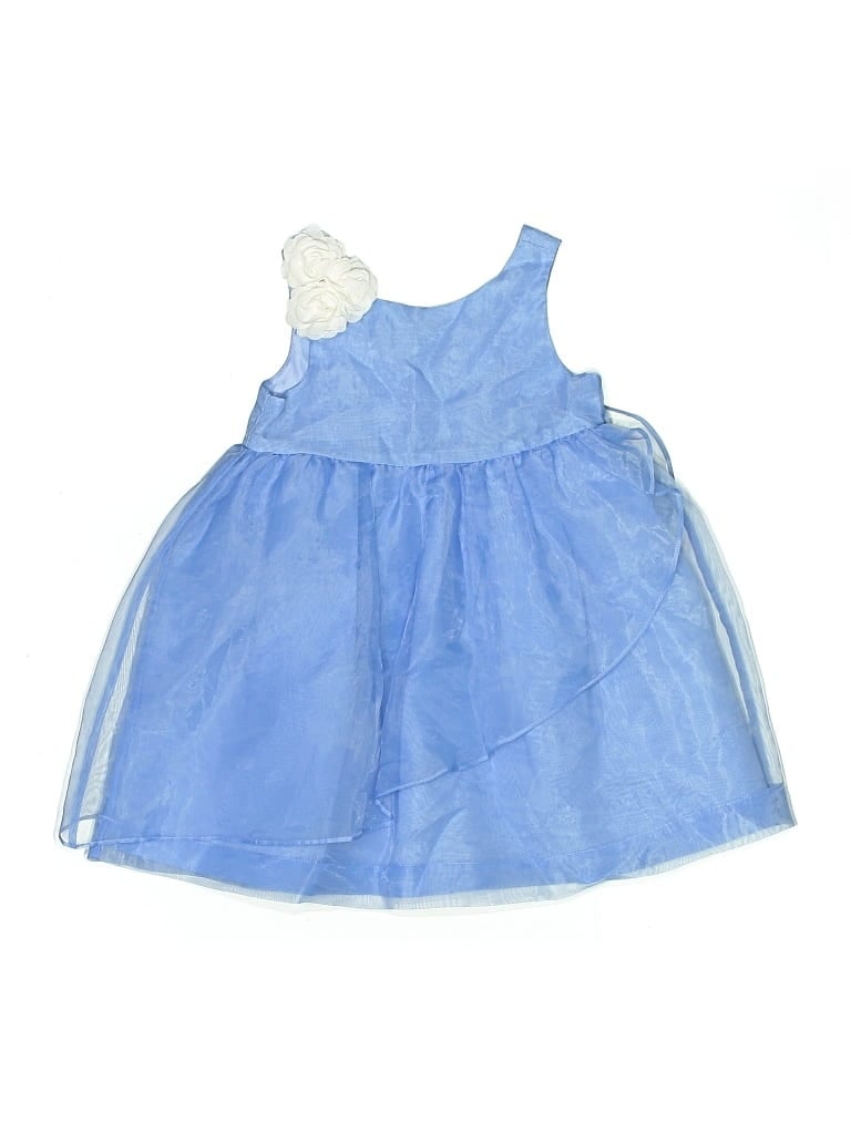 Pre-owned Janie And Jack Kids' Dress In Blue