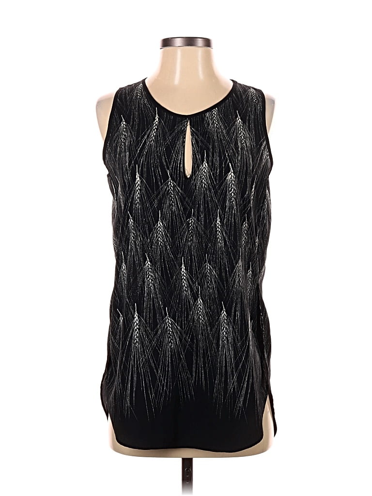 Pre-owned Premise Studio Sleeveless Blouse In Black