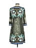 Ali Ro Print Blue Casual Dress Size 4 - photo 2