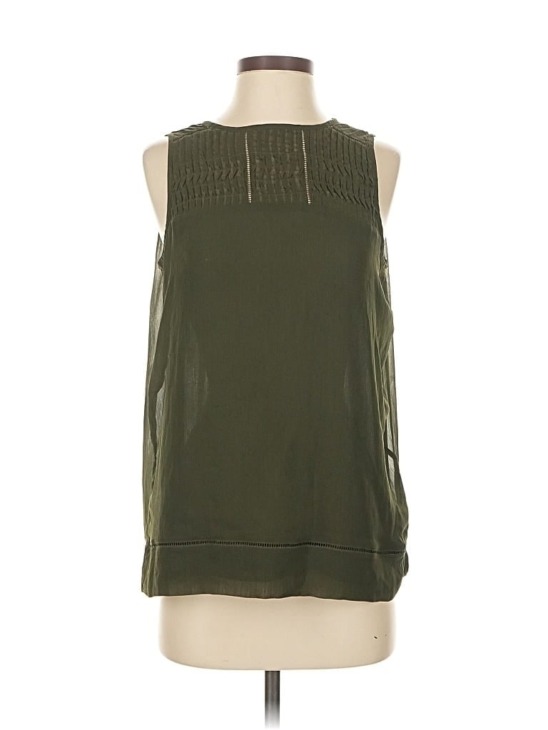 BANANA REPUBLIC Pre-owned Sleeveless T-shirt In Green
