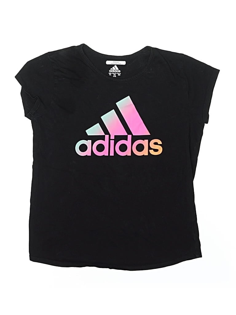 Click to view more detailed imagery on our partner's website Pre-owned Adidas Originals Kids' Short Sleeve T-shirt In Black