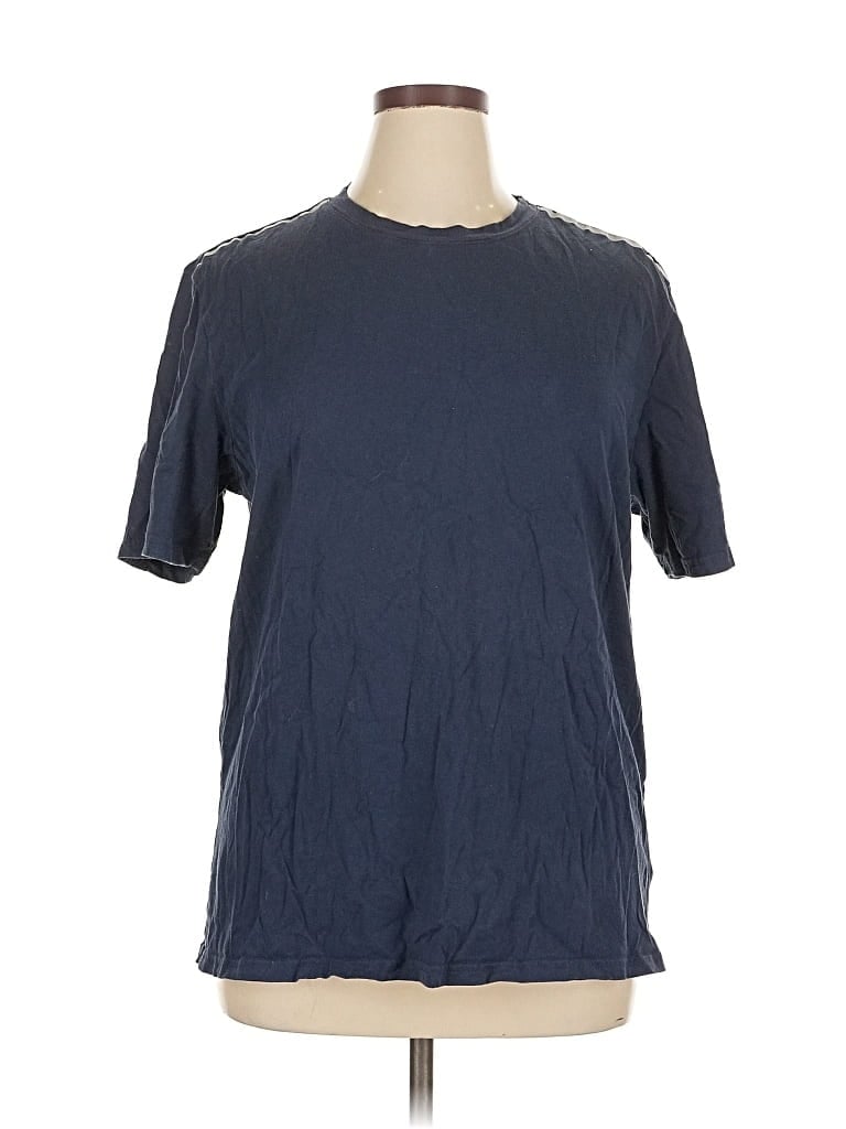 Click to view more detailed imagery on our partner's website Pre-owned Bugatchi Short Sleeve T-shirt In Blue