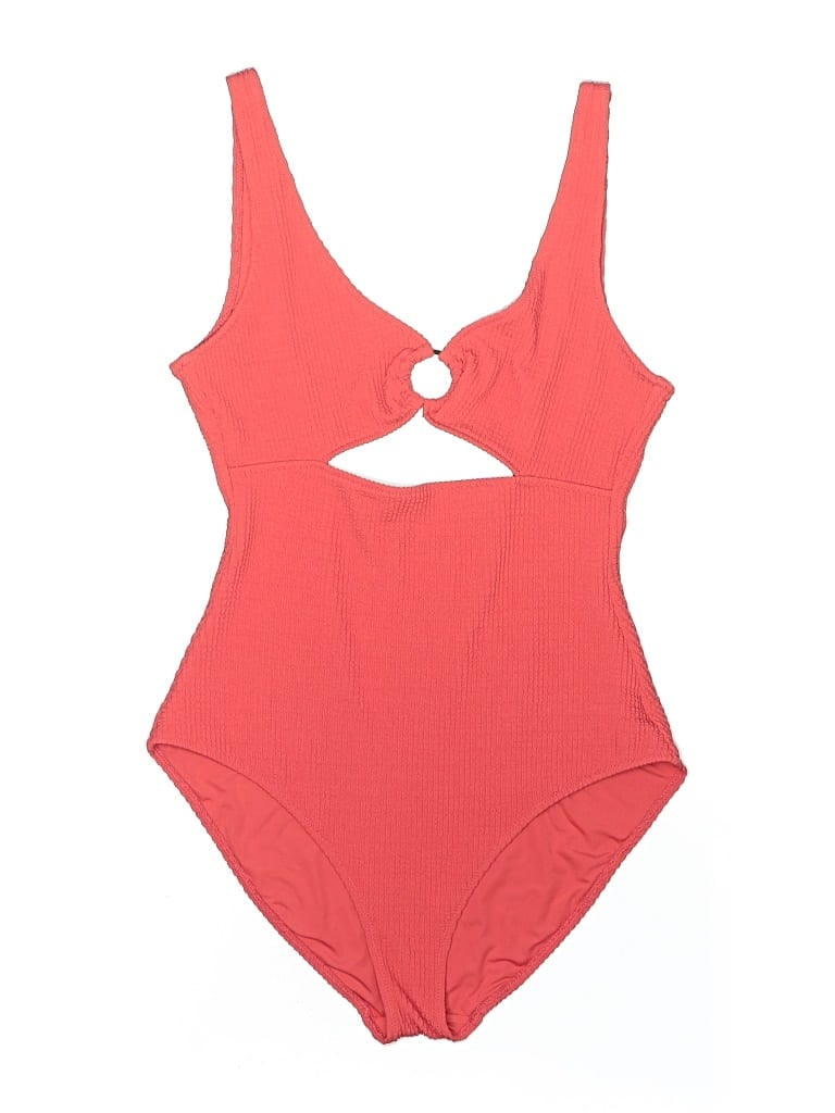 Pre-owned Aerie One Piece Swimsuit In Red
