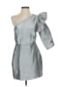 Karina Grimaldi Metallic Silver Cocktail Dress Size XS - photo 1