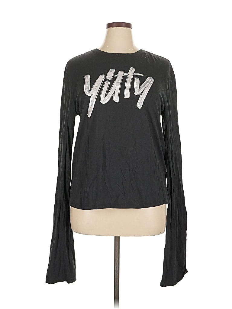 Pre-owned Yitty Long Sleeve T-shirt In Black
