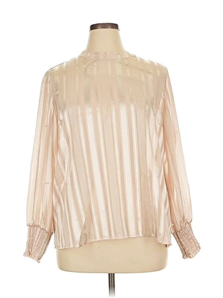 Click to view more detailed imagery on our partner's website Pre-owned Alfani Long Sleeve Blouse In White