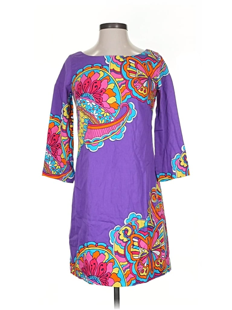 Pre-owned Lilly Pulitzer Casual Dress In Purple