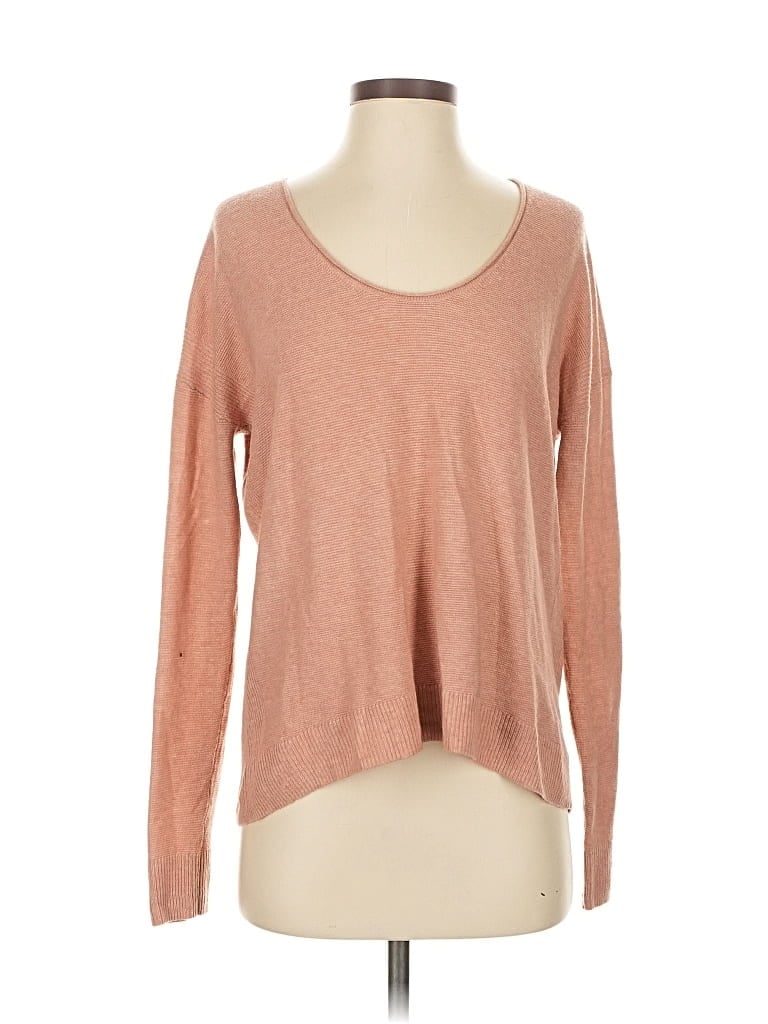 Pre-owned Madewell Pullover Sweater In Brown