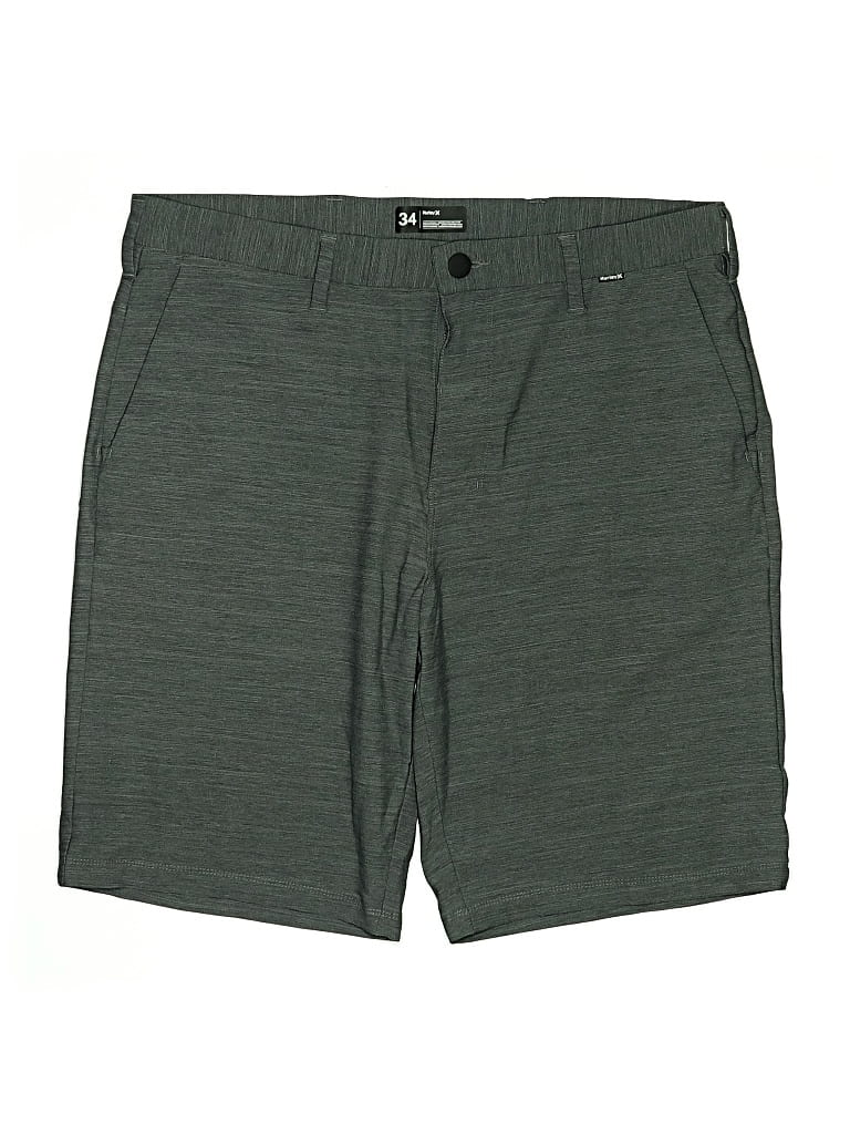 Pre-owned Hurley Shorts In Green