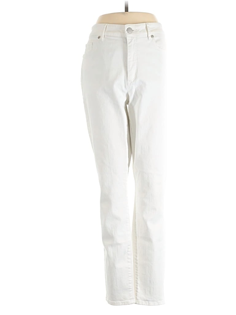 Pre-owned Ann Taylor Loft Jeans In White