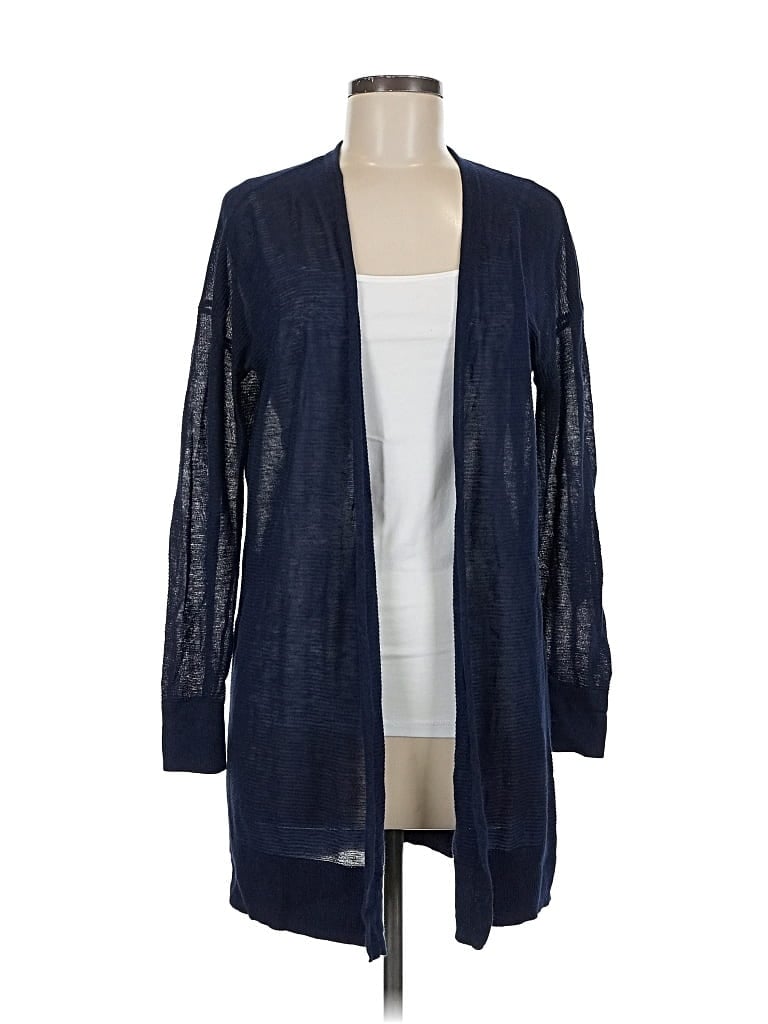 Pre-owned Ann Taylor Loft Cardigan Sweater In Blue