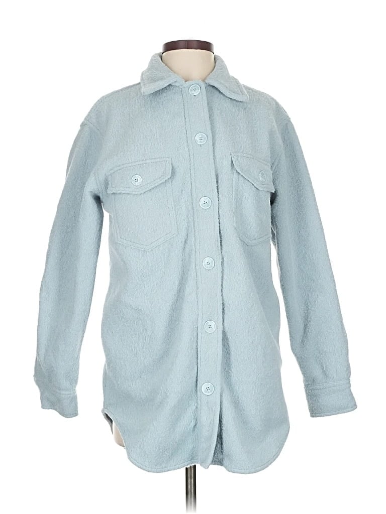 Pre-owned J By Joie Fleece Jacket In Blue