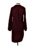 A New Day 100% Polyester Burgundy Casual Dress Size S - photo 2