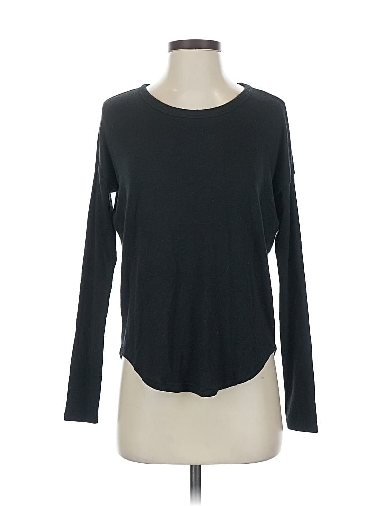 Pre-owned Rag & Bone Long Sleeve T-shirt In Black