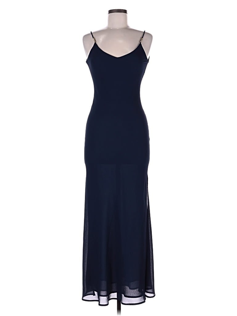 Pre-owned Assorted Brands Cocktail Dress In Blue