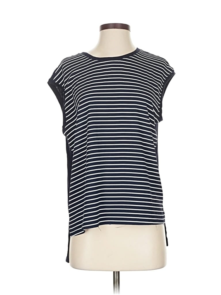 Pre-owned Ann Taylor Loft Sleeveless T-shirt In Blue