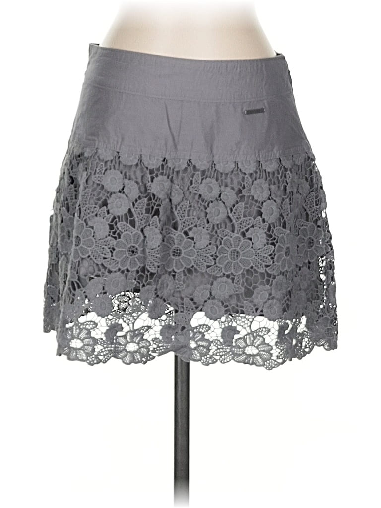 Pre-owned Abercrombie & Fitch Formal Skirt In Gray