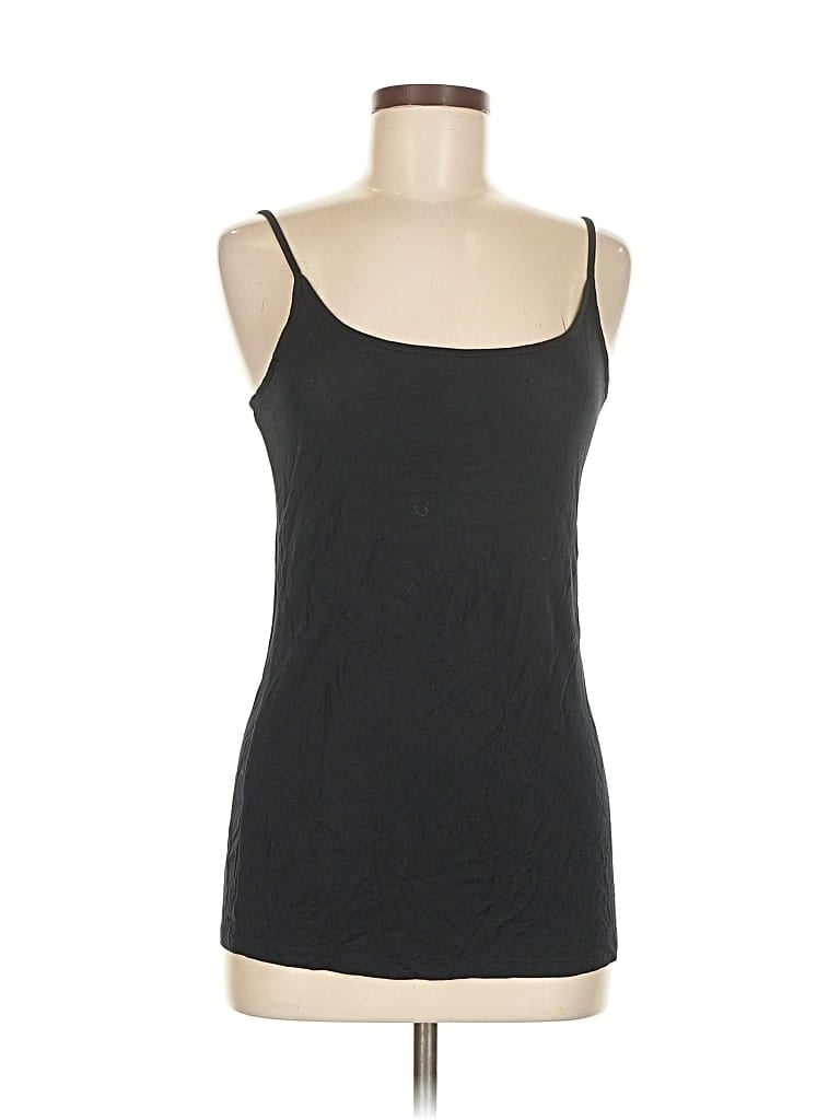 THREADS 4 THOUGHT Pre-owned Tank Top Black Strapless Neckline Tops