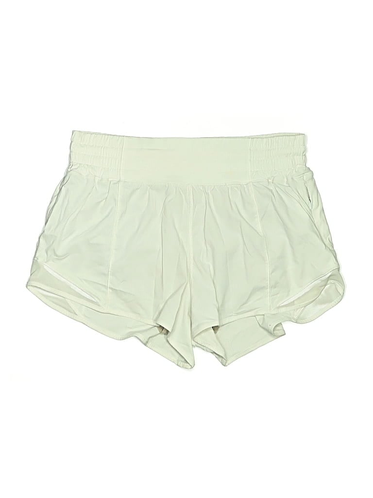 Pre-owned Lululemon Athletica Shorts In White