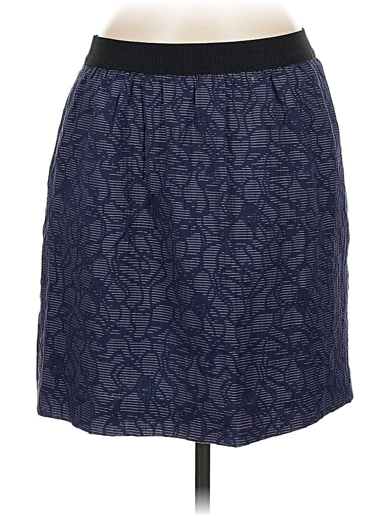 Pre-owned Ann Taylor Factory Casual Skirt In Blue