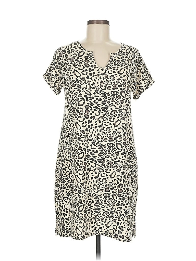 Pre-owned Cable & Gauge Casual Dress In White