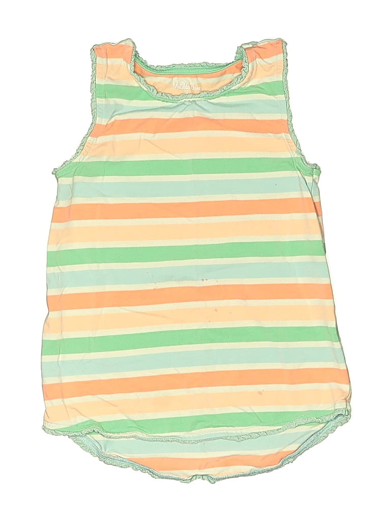 Pre-owned Matilda Jane Kids' Sleeveless T-shirt In Green