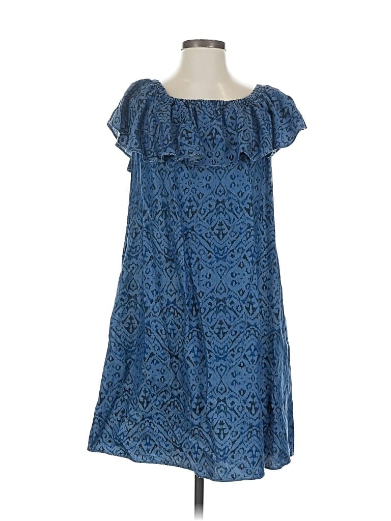 Pre-owned Chelsea & Theodore Casual Dress In Blue